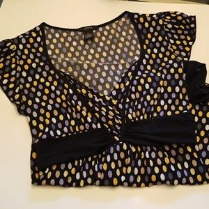 GNW Polkadot Business or Casual Blouse Date #W1